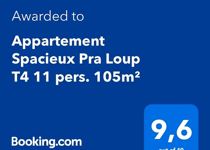 Spacieux Pra Loup T4 11 Pers. 105m² *